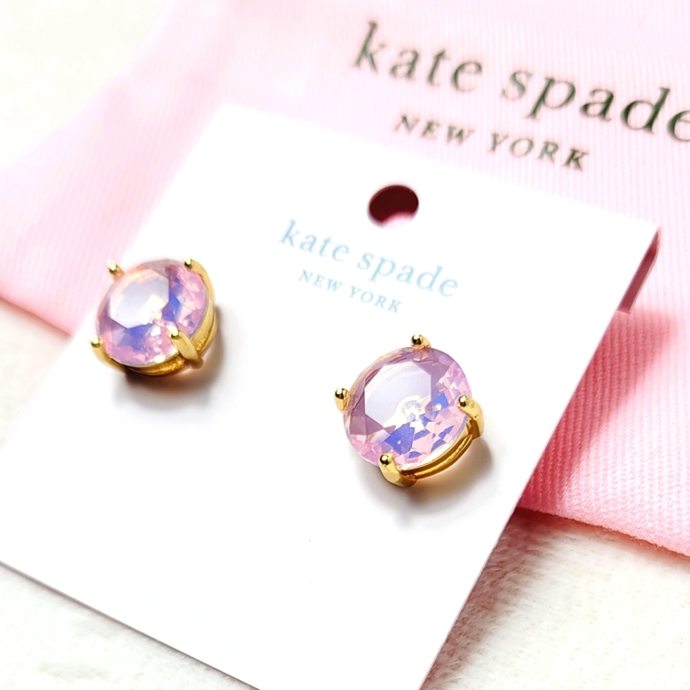 Kate Spade Pink Opal Gum Drop Earrings - Picture 3 of 6